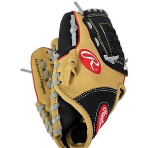 Rawlings Youth Baseball Glove 10 Inch Tan & Black